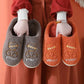 Autumn and Winter Pure Cotton Slippers Indoor Non-slip Soft-soled Shoes Warm Simple Plush Cotton Shoes