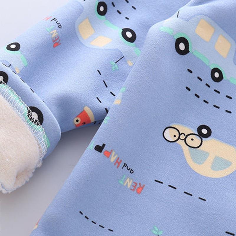 Baby Thermal Underwear Suit Clothes Autumn and Winter Men and Women Baby Long-sleeved Long-sleeved Long-sleeved Long-sleeved Long-sleeved