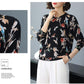 Autumn Winter Bohemian Floral Print Sweater Women Short Knit Bottoming Sweater Pullover Loose Plus Size  Wool Blend Jumper