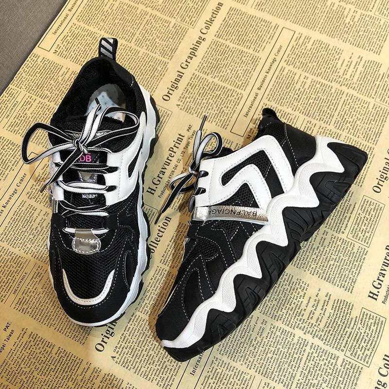 Women Shoes Chunky Sneakers for Women Vulcanize Shoes Casual Fashion Dad Shoes Platform Sneakers