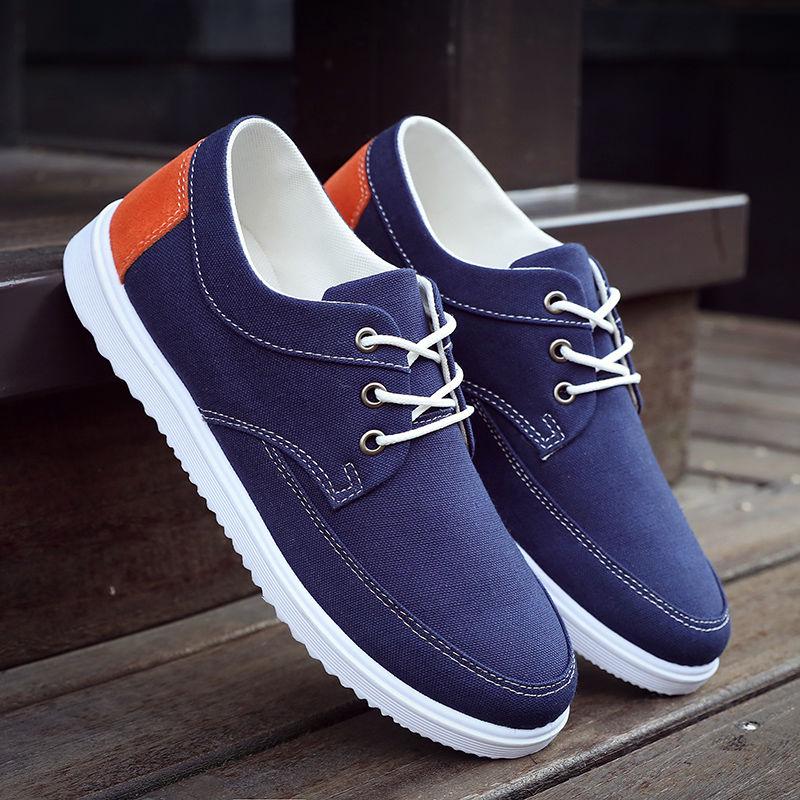 Spring Canvas Shoe Man Board Shoe Man Cloth Shoe All Go Together Student Recreational Shoe