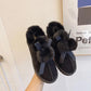 Winter Wear Cute Bread Shoes and Snow Boots Women's Thick and Velvet Warm Cotton Shoes