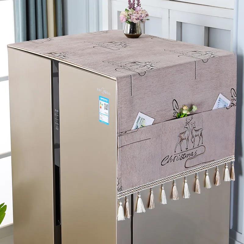 Refrigerator Hanging Bag Kitchen Dustproof Storage Range Cover Decorative Waterproof