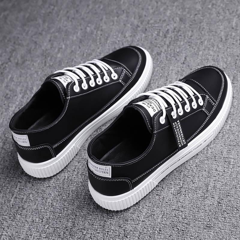 Men's spring student casual Lace up wild small white shoe board casual shoes men's sports shoes