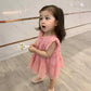 Girls Summer Dress Baby Girl Princess Skirt Sweet Tutu Skirt Children's Dress Baby Skirt Thin Cake Skirt Sleeveless A-Line Skirt