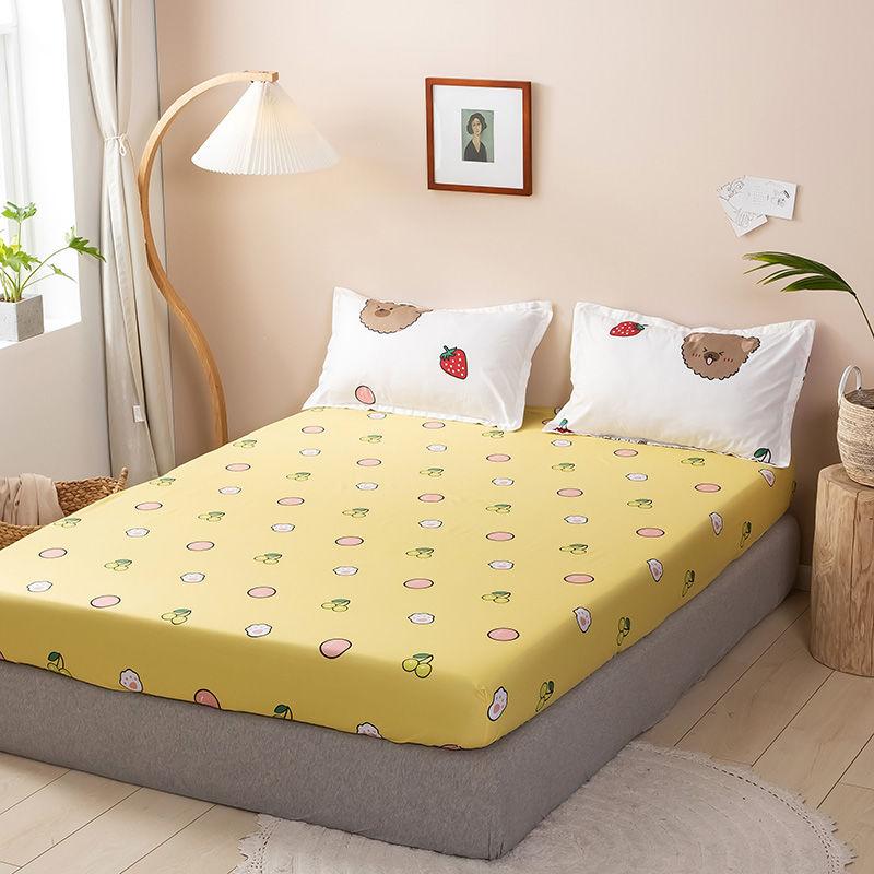 Three-piece Cover Sheet Bed Simmons Protective Cover All-inclusive Non-slip Fixed Bed Cover Bed Cover Sheet Pillowcase Set