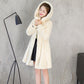 Autumn and Winter Loose Cardigan Thick Long-sleeved Coat Non-shedding Mid-length Hooded Sweater