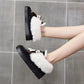 Snow Boots Double Ball Fashion Thickening Plus Velvet Warm Anti-skiing Boots Cotton Shoes
