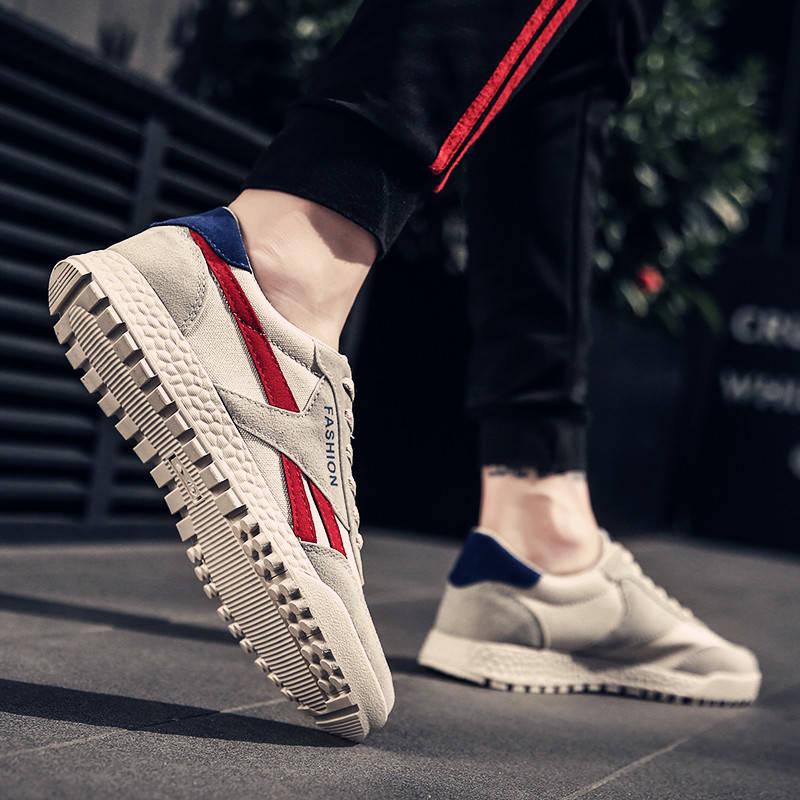 Summer Men's  Shoes Breathable Outdoor Lace Up Casual Sports Shoes Sole Shock Absorption