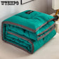 Winter Quilt Solid Color Thickened Washed Quilt Core Three-dimensional Warm Winter Quilt Quilt Double Bedding Bed Linings