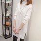 Autumn and Winter Thick Turtleneck Sweater Mid-length Loose Wild Sweater Dress Hedging Knit Women Sweater Dress