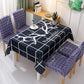 Two-installed Chair Cover Universal Simple Cotton Linen Waterproof Stretch Chair Cover Household