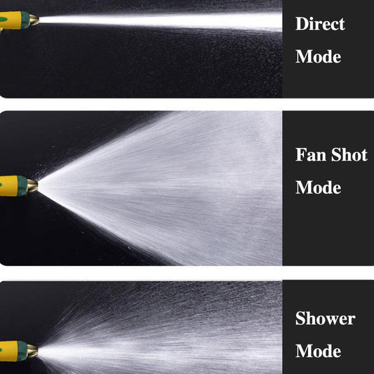 High Pressure Car Wash Water Gun Household Multifunctional Powerful Water Gun Watering Car Wash Artifact Metal Water Gun Head