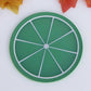3pcs/5pcs/7pcs Simple Creative Coaster Colorful Jelly Color Fruit Shape Anti-scalding Non-slip Silicone Heat Insulation Pad Water Coaster