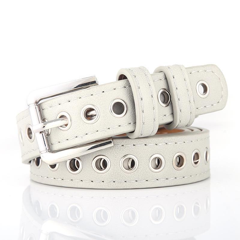Belts belts for women multicolor thin skinny faux leather waistband casual belt