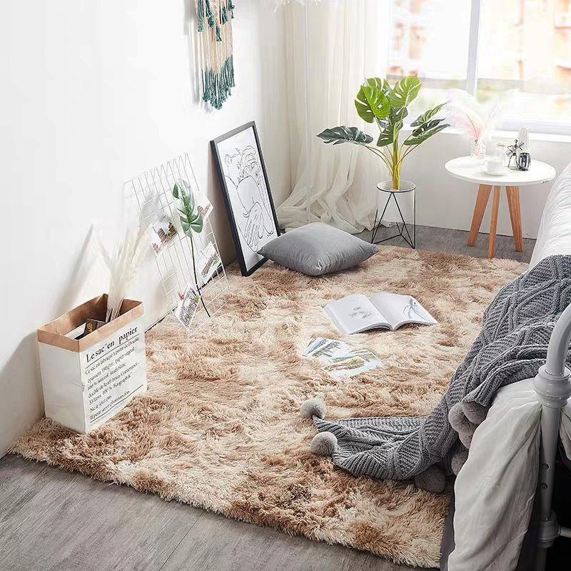 Plush Living Room Carpet Bedroom Bedside Blanket Nordic Home Room Full of Cute Mats