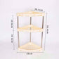 Bathroom Kitchen Rack Floor Multi-layer Seasoning Multi-layer Storage Frame Desktop Triangle Storage Rack