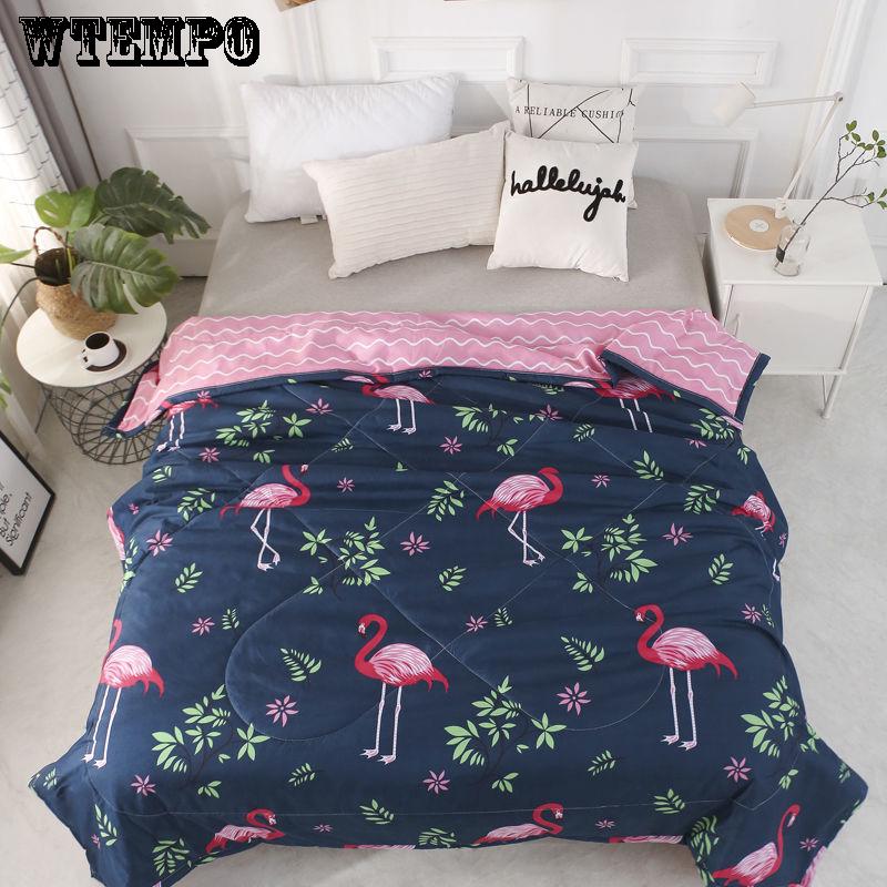 WTEMPO Comfortable Air Conditioner Is Summer Cool Quilt Soft Child Is Summer Washable Thin Quilt