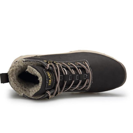 Large Size Snow Boots Warm Plus Velvet Cotton Shoes Men's Non-slip Shoes