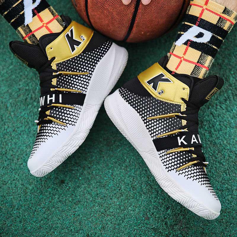 38-45 Men Non-slip Shockproof Basketball Shoes Sneakers Breathable Running Shoes Tactical Boots