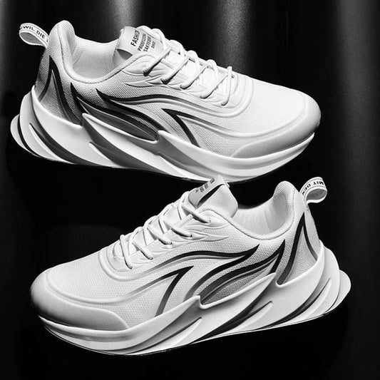 Men Breathable Sneakers Full Palm Air Cushion Basketball Shoes Non-slip Wear-resistant Running Shoes