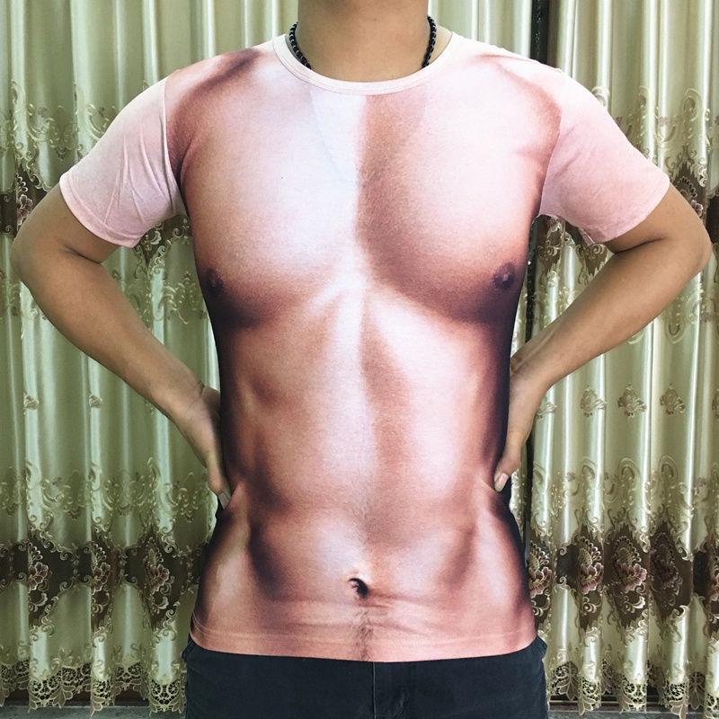 Men's clothing summer short-sleeved T-shirt large size 3D printed half-sleeved T-shirt clothes