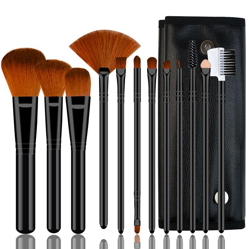 Makeup Brushes Set Pink Handle Women Foundation Make Up Brush Beauty Tools Kit for Lip Eye Liner