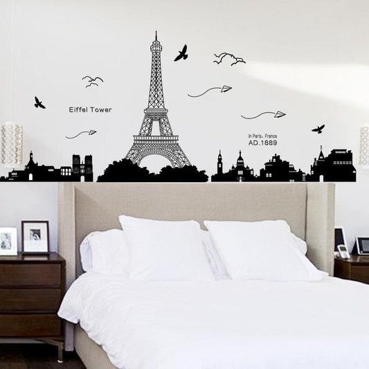 Sticker fashion DIY combination background wall decoration stickers Eiffel Tower