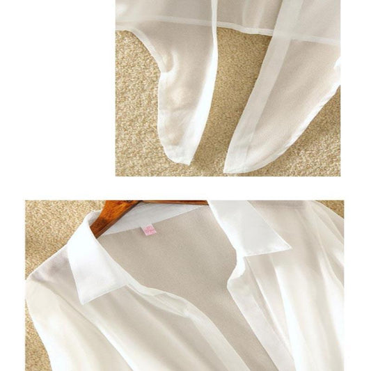 2-Pcs Suit Retro Print Little Black Dress High Waist Sleeveless Slim A-line Skirt Two Piece Dress