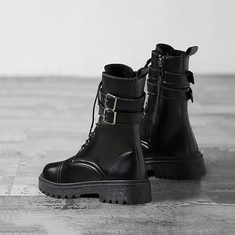 Martin Boots Skinny Women's Martin Boots Women's Korean Style British Style Martin Boots