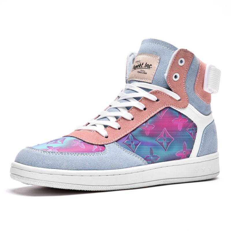 Unisex Luxury High -Top Skateboard Shoes High Quality Sports Running Sneakers Basketball Boots
