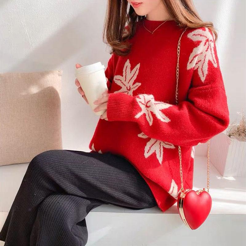 Autumn and Winter Plus Size Casual Sweater Thick Pullover Loose Blouse All-match Female Sweater