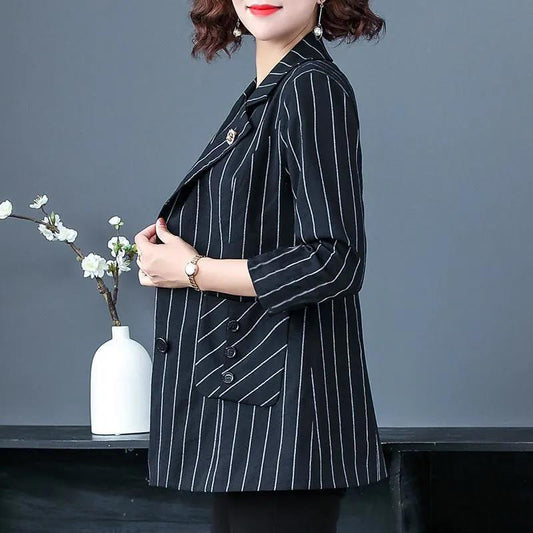 Spring Trench Coat Coat Noble Middle-aged Women's Spring and Autumn Top Small Suit