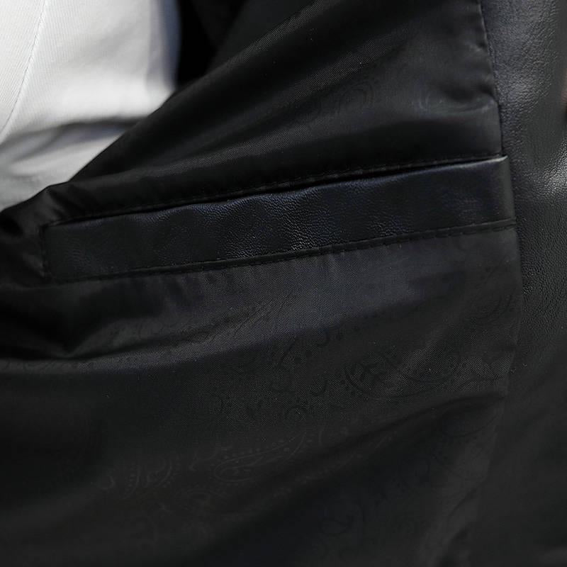 Motorcycle Leather Jacket Men Men's Leather Jackets Jaqueta De Couro Masculina Mens Leather Coats
