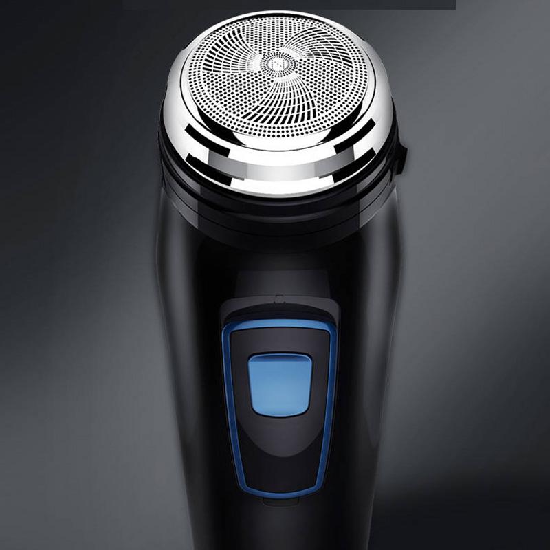 Electric Shaver Single Head Shaving Rechargeable Men's Beard Knife Round Head Hair Remove Device