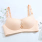 Summer Thin Seamless Underwear Girl Student Bra Gathered Without Steel Ring To Receive The Breast Small Bra Bra Sexy and Cute
