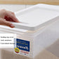 Measuring Rice Bucket Anti-proof Moisture Seal Rice Barrel Home Reservoir Box Bucket Plastic Kitchen Mass Storage Box