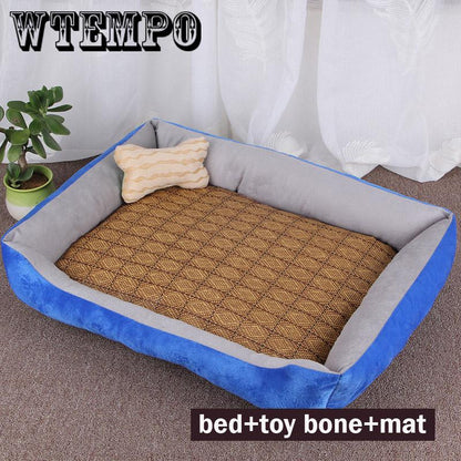 Kennel pet mat Teddy small medium dog large supplies bed dog house cat litter four seasons universal