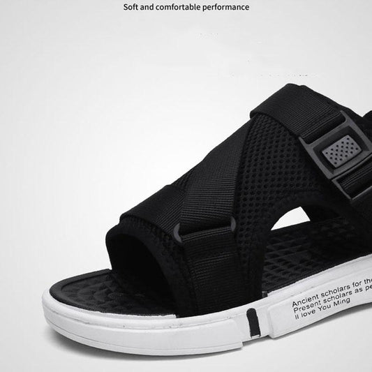 Summer Novel Men's Slippers Sandals and Slippers Dual-purpose Personalized Non-slip Men's Slippers Outer Sandals Men's Flip Flops