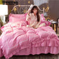 Home Printing Bedroom Aloe Vera Cotton Sanding  4 Sets of Bedding