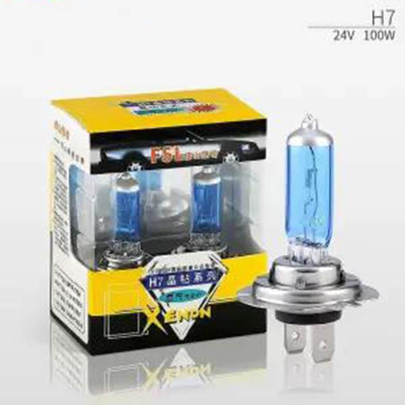 2pcs Car Bulbs Plus Xenon Far and Near Beam Headlights H1 H4 H7 White Light H8 H11 9005 HB3 Super Bright Halogen Headlights