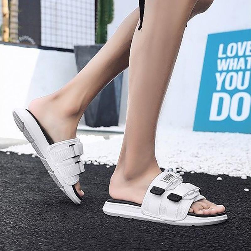 Men's Sandals Summer Casual Soft-soled Slippers Couple Beach Shoes Wear Student Slipper Men's Slippers