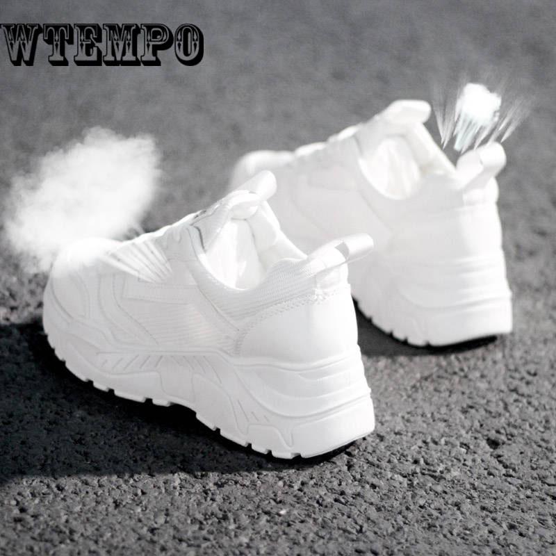 Shoes Woman High Platform Sneakers Female Shoes White Sneakers Breathable