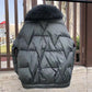 Korean Fashion Ladies Down Jacket Fox Fur Collar Thick Bread Jacket White Duck Down Short Down Jacket