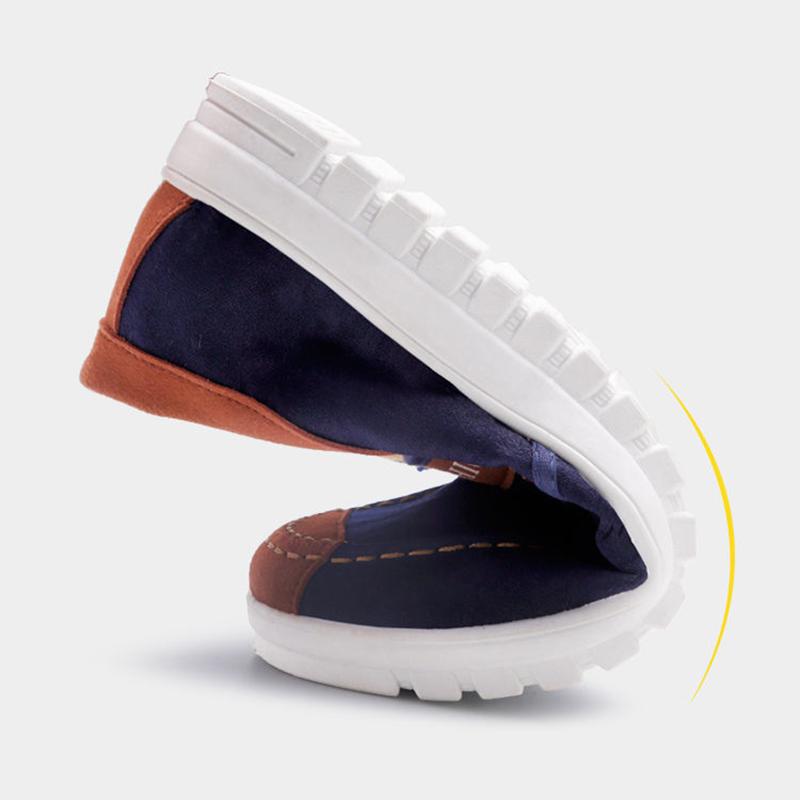 Old Beijing Cloth Shoes Men's Breathable Casual Shoes Dad Shoes Spring Soft Bottom Deodorant New One-legged Lazy Canvas Shoes
