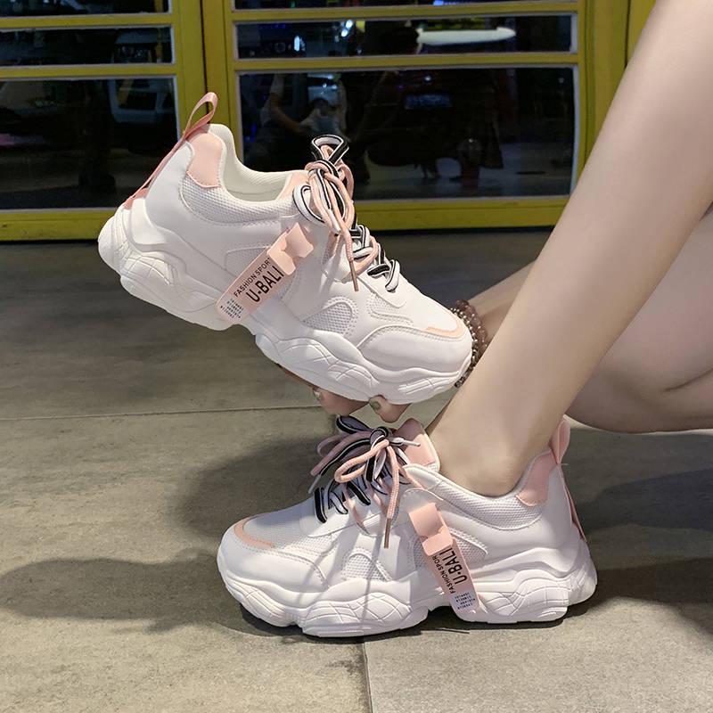 Ladies Chunky Sneakers Platform Casual Dad Shoe Dames Sneakers Women Shoes Trainers Basket
