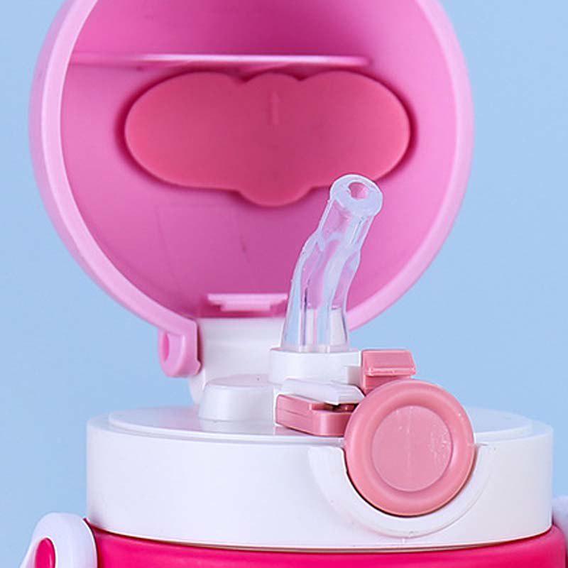 Wtempo Baby Water Feeding Bottle Cute Girl Boy Mini Milk Cup With Handles Baby Straw Cup Children Dr