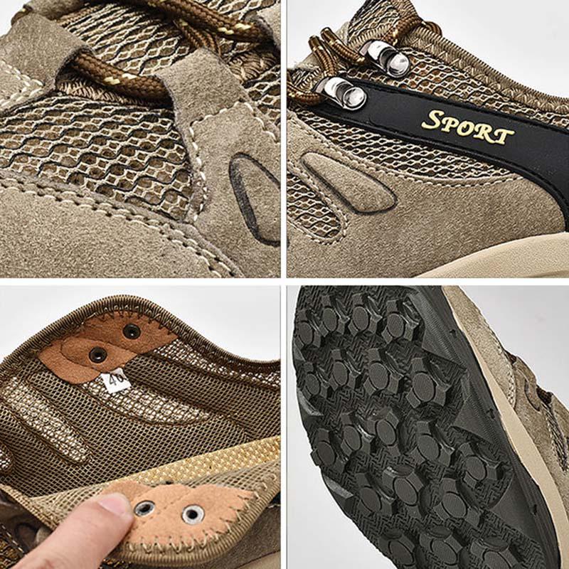 Plus Size 38-46 Men Outdoor Water Sneaker Non Slip Hiking Climbing Aqua Shoes Beach Barefoot Upstream Shoes Wear-resistant Seaside Shoes
