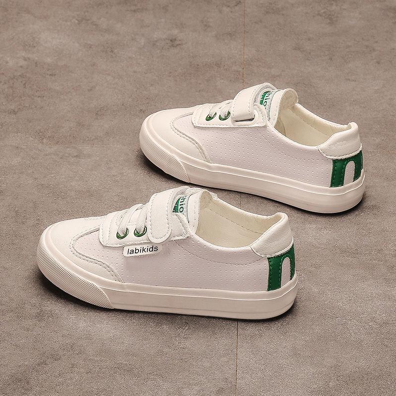 Kids Sneakers Boys Shoes Girls Trainers Children Leather Shoes White Black School Shoes Pink Casual Shoe Flexible Sole Fas