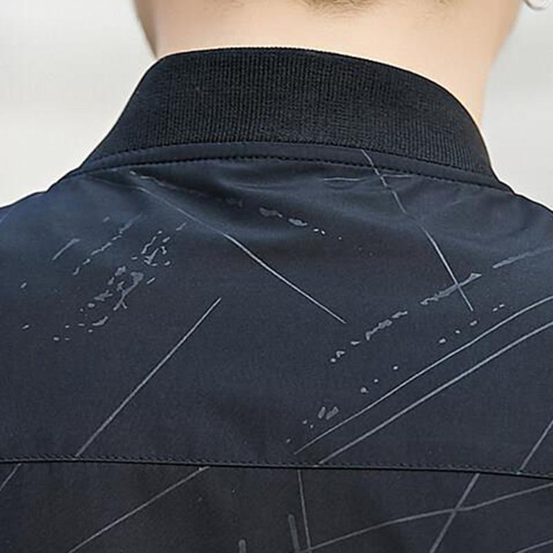 Spring and Autumn Stand Collar Casual Jacket Men's All-match Top Workwear Men's Jacket Autumn Korean Version Trend Baseball Uniform